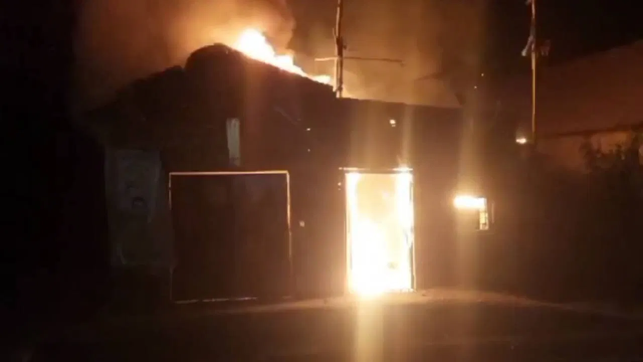 TMC Leader, accusation, setting fire, party office, inner clash