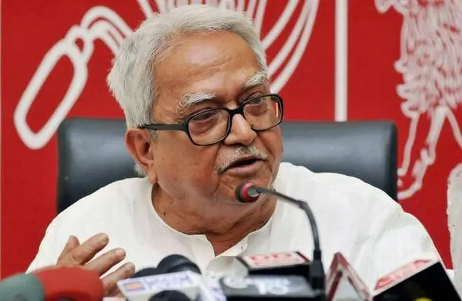 Biman Basu, CPM Leader, hospitalized, illness, physical condition