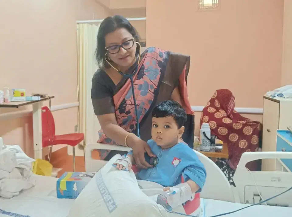 child, rare disease, 18 crore worth medicine, free, Peerless Hospital