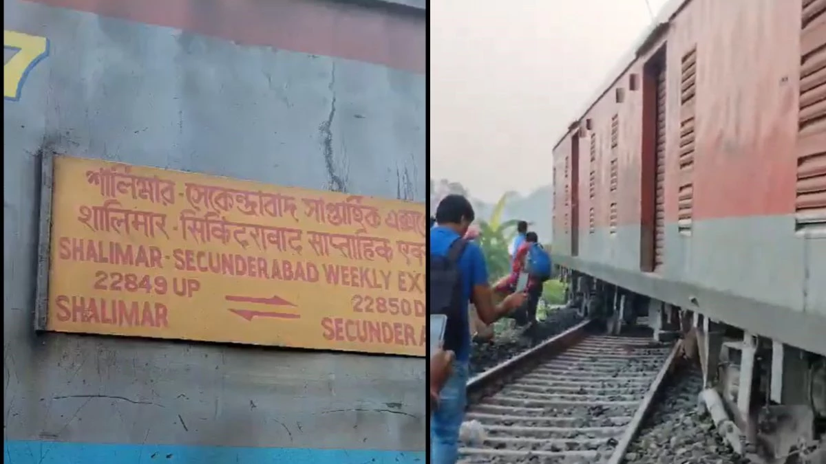 Shalimar-Secunderabad Express, train accident, derailed, compartments, passengers, rescue