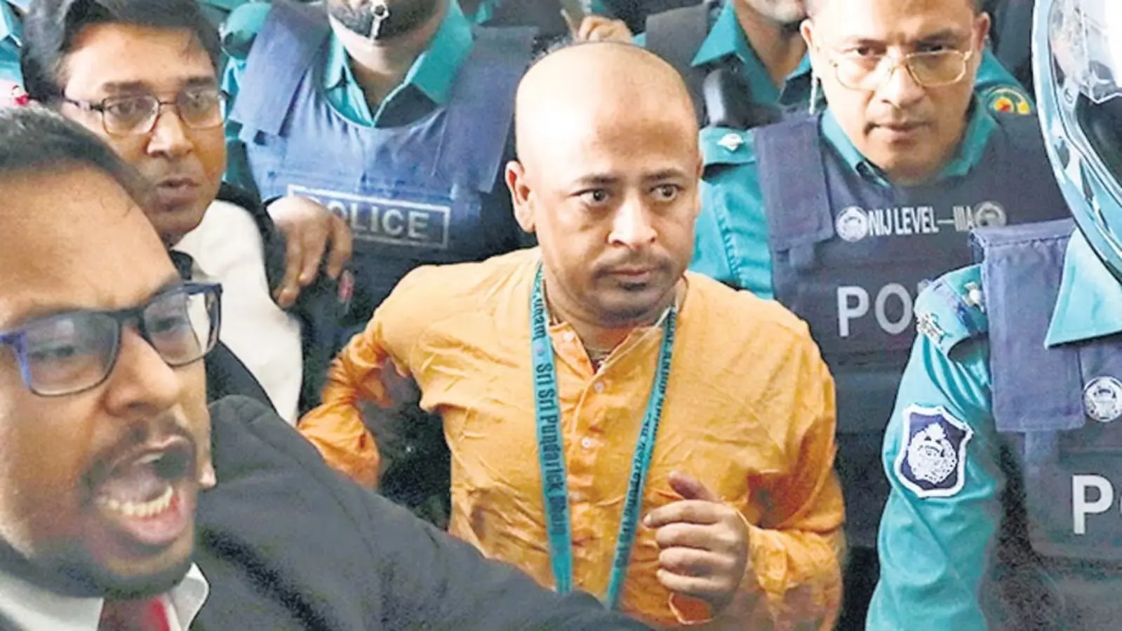 Chinmoy Krishna Prabhu, Bangladeshi Infiltrator, remark, anti India, protest