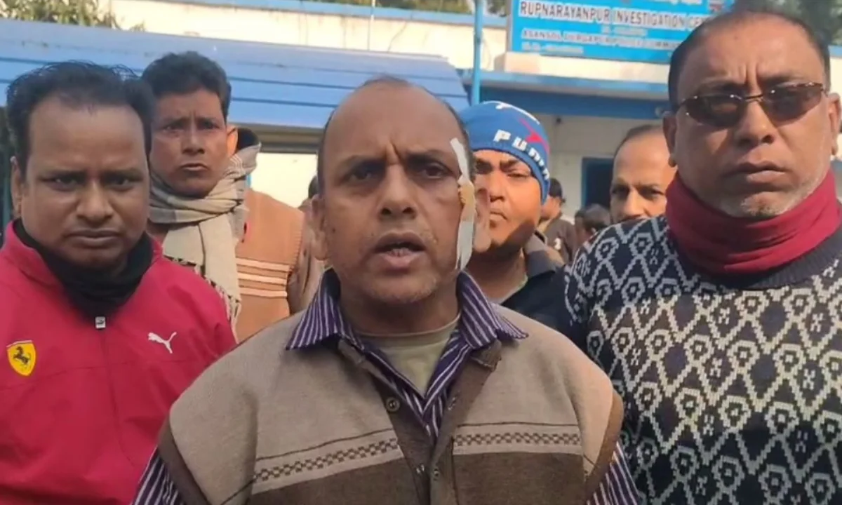 Some non Bengali man beaten a Bengali Man in asansole paschim bardhaman