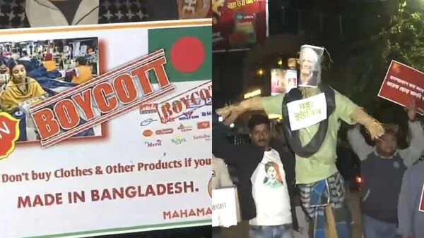 Hindu Organization, Bangladeshi products, boycott, claim, Hindu Violation, Bangladesh situation, protest