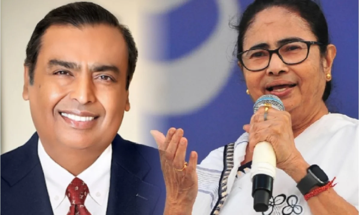 mukesh ambani and mamata banerjee