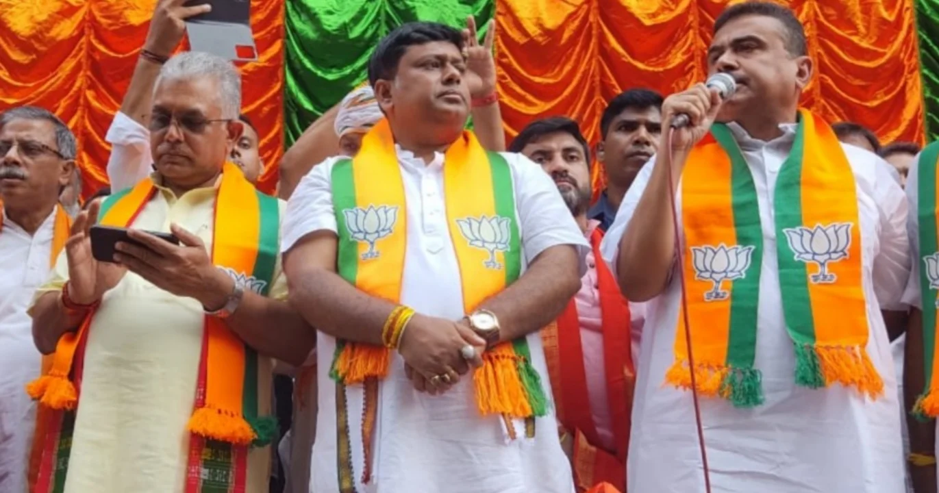BJP, বিজেপি, শুভেন্দু অধিকারী, Dilip Ghosh,Suvendu Adhikari, Sukanta Majumder, সুকান্ত মজুমদার