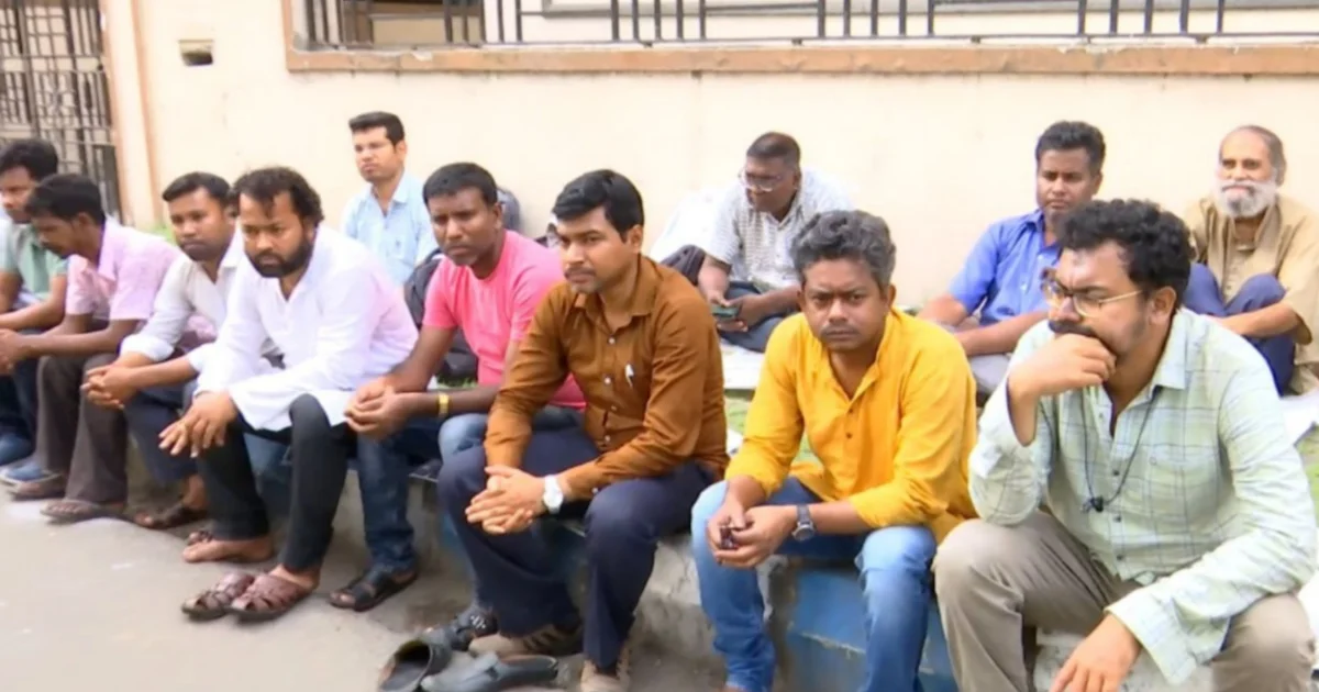 Ssc protest, ssc scam, কলকাতা, kolkata, strike