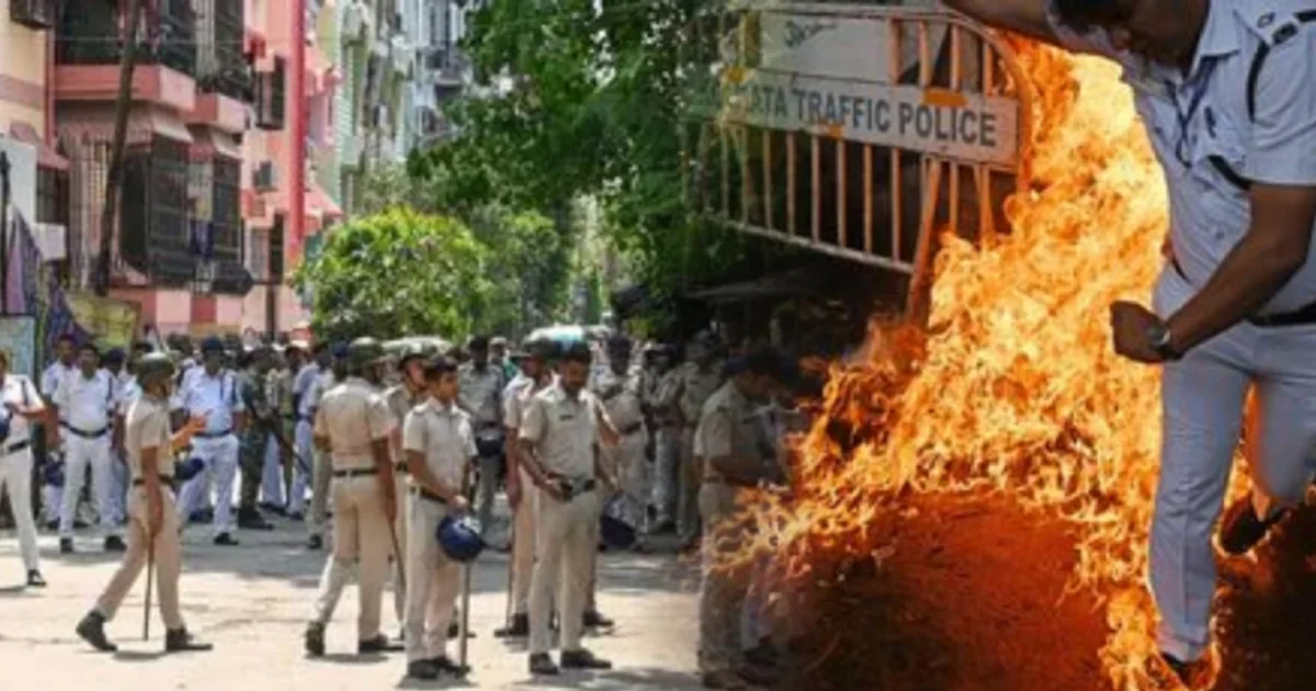 ভারত বন্ধ, bharat bandh, jadavpur, যাদবপুর, পশ্চিমবঙ্গ, Bharat Bandh impact on WB