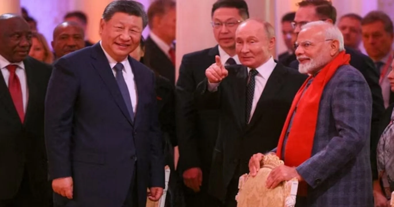 Modi Jinping Putin together Global South power