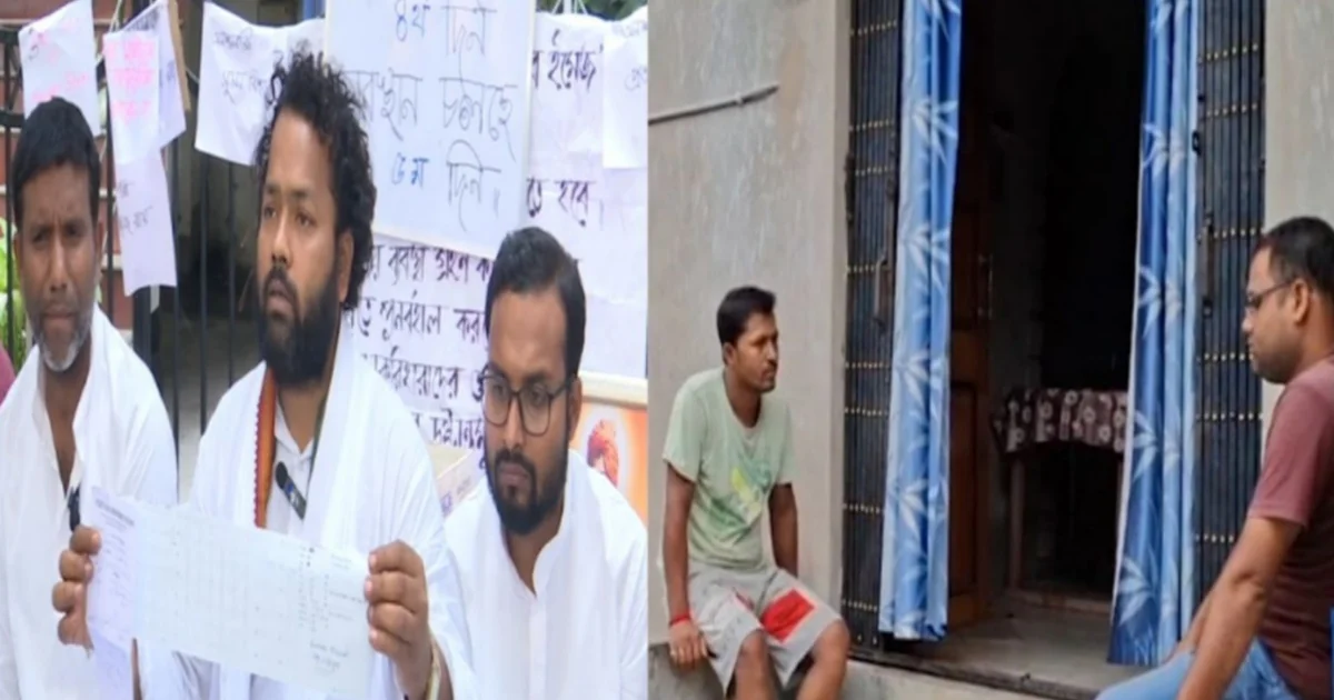 police raid and teacher suman arrested before ssc protest