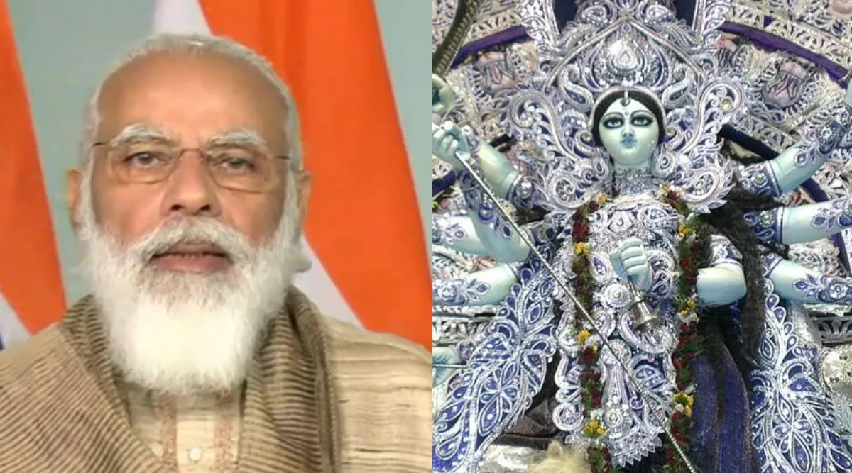 modi durga puja