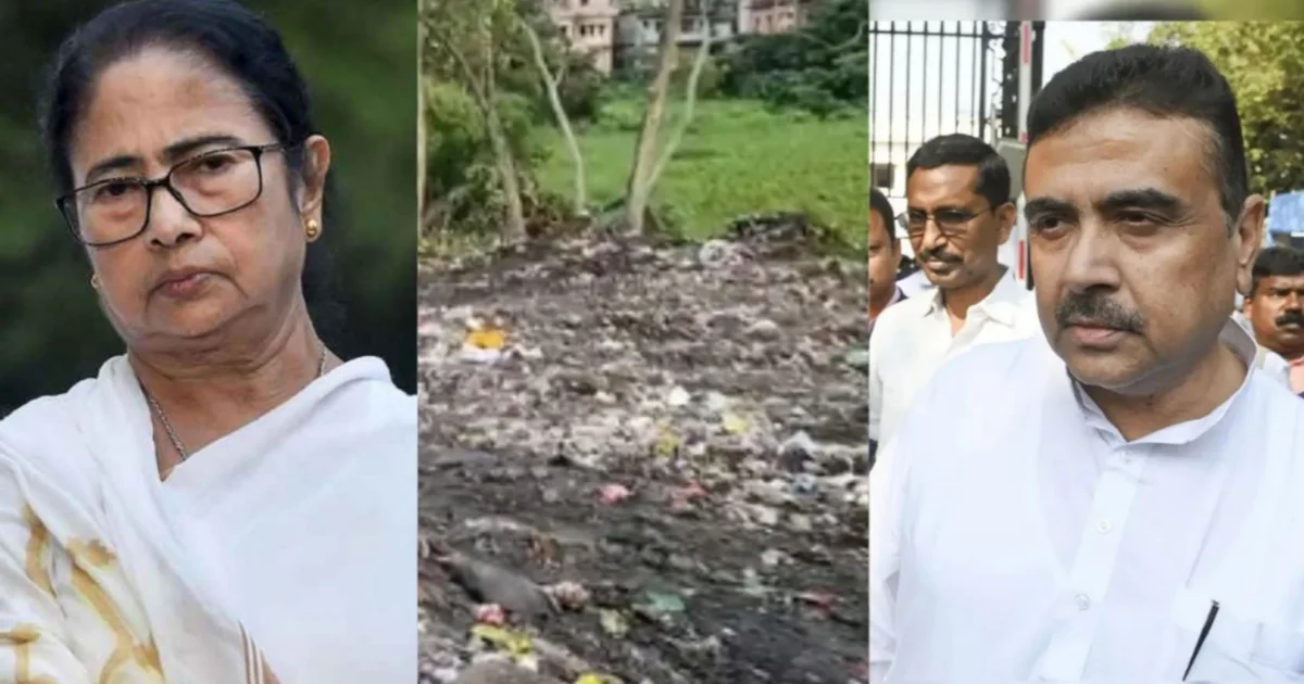suvendu questions garbage covered before cm visit