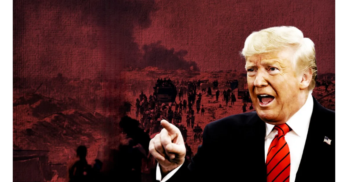 trump warns hamas and israel about bloodshed in gaza