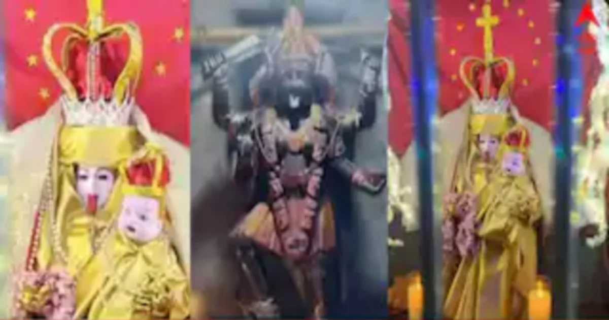 Mumbai, Mumbai news, Goddess Kali Turned into Mother Mary, মুম্বাই, কালী মূর্তি, মাদার মেরি