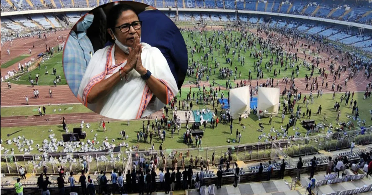 মেসি, যুবভারতী, বিশৃঙ্খলা, টিকিট ফেরত, ফুটবল, রাজনীতি, তৃণমূল, সিপিএম, শতরূপ ঘোষ, পুলিশ, VVIP, কলকাতা, Messi, Yuvabharati, Chaos, Ticket Refund, Football, Politics, Trinamool, CPM, Shatarup Ghosh, Police, VVIP, Kolkata