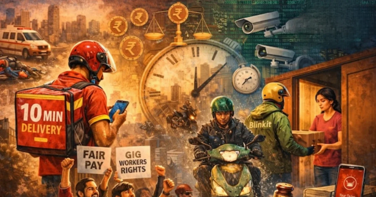 10 minute delivery, ১০ মিনিট ডেলিভারি, online delivery, central government, কেন্দ্রীয় সরকার, india, ভারত