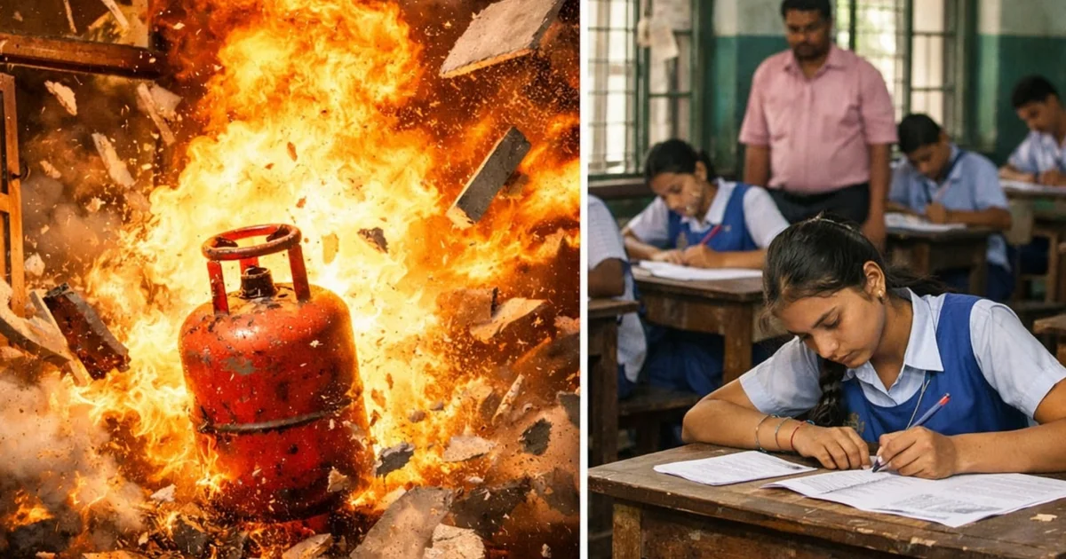 মাধ্যমিক পরীক্ষা ২০২৬, Gas cylinder blast, Madhyamik Examination 2026