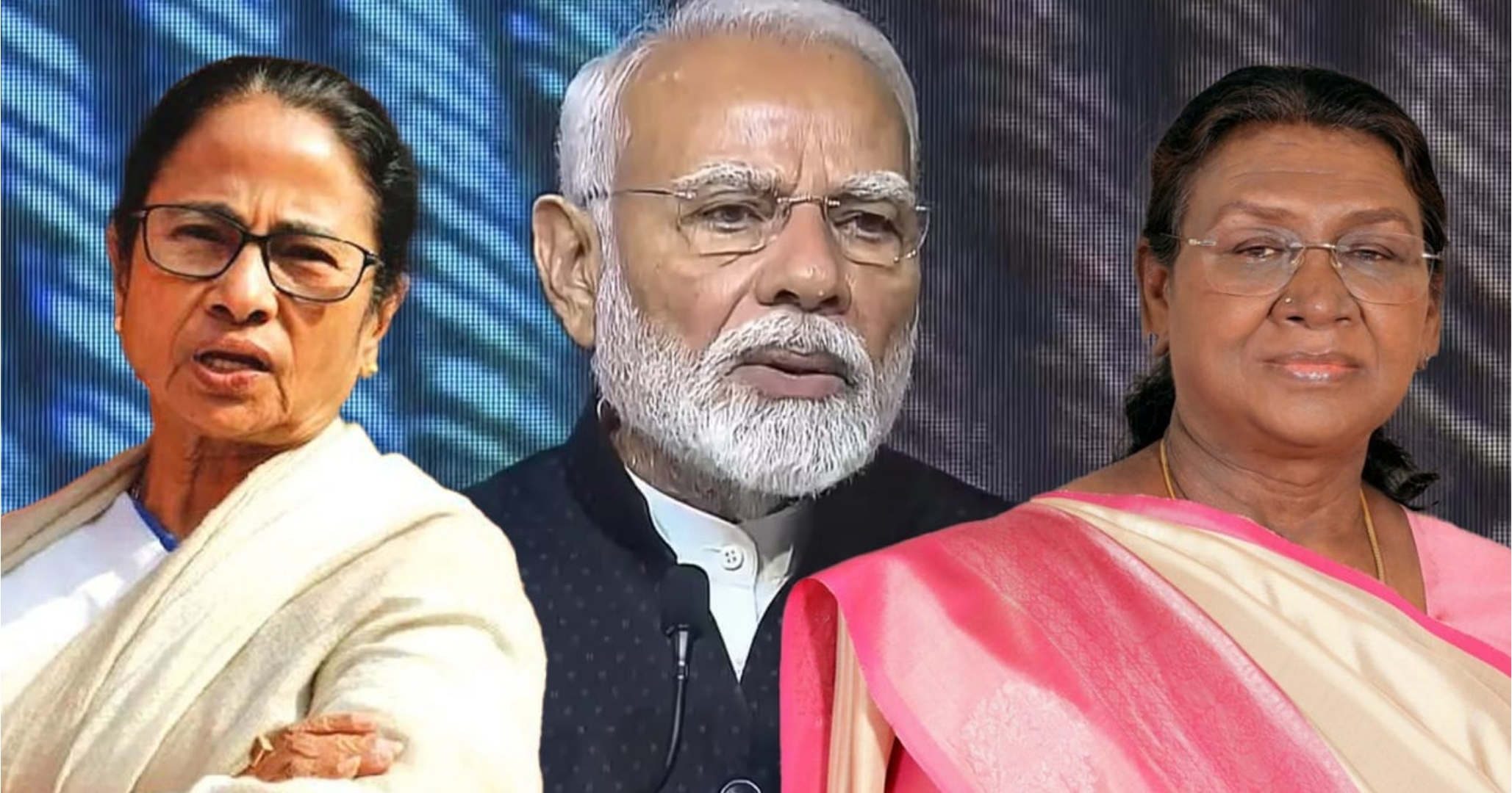 নরেন্দ্র মোদি, narendra modi, দ্রৌপদী মুর্মু, President Droupadi Murmu, মমতা ব্যানার্জি, mamata banerjee