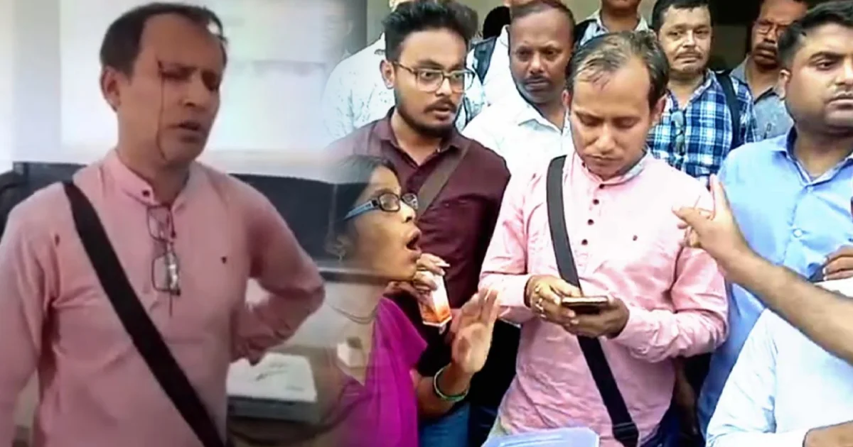 West Bengal assembly election, পশ্চিমবঙ্গ রাজনীতি, রানাঘাট, TMC, তৃণমূল কংগ্রেস, Poll worker attacked, আক্রান্ত ভোটকর্মী