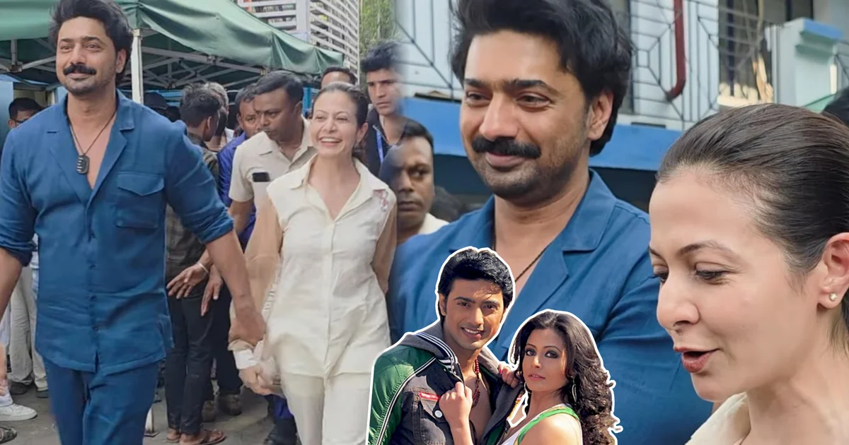 Koel Mallick, Dev, Mamata Banerjee, Swasthya Sathi, Tollywood, Tollygunge Technicians Studio, Bengali Cinema, West Bengal Politics, Koel Mallick MP, Dev MP, Health Scheme, Bengali Film Industry, টলিউড, কোয়েল মল্লিক, দেব, মমতা বন্দ্যোপাধ্যায়, স্বাস্থ্যসাথী, টেকনিশিয়ান স্টুডিও, বাংলা সিনেমা, পশ্চিমবঙ্গ রাজনীতি