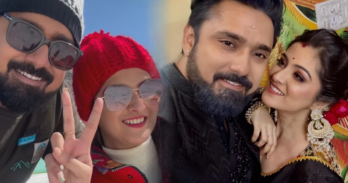 Rubel Das Sweta Bhattacharya viral video, Bengali TV couple Rubel Sweta, Zee Bangla Sonar Sansar backstage moment, Jamuna Dhaki couple love story, Tollywood television actors news, রুবেল দাস, শ্বেতা ভট্টাচার্য, বাংলা টিভি জুটি, যমুনা ঢাকি, ভাইরাল ভিডিও