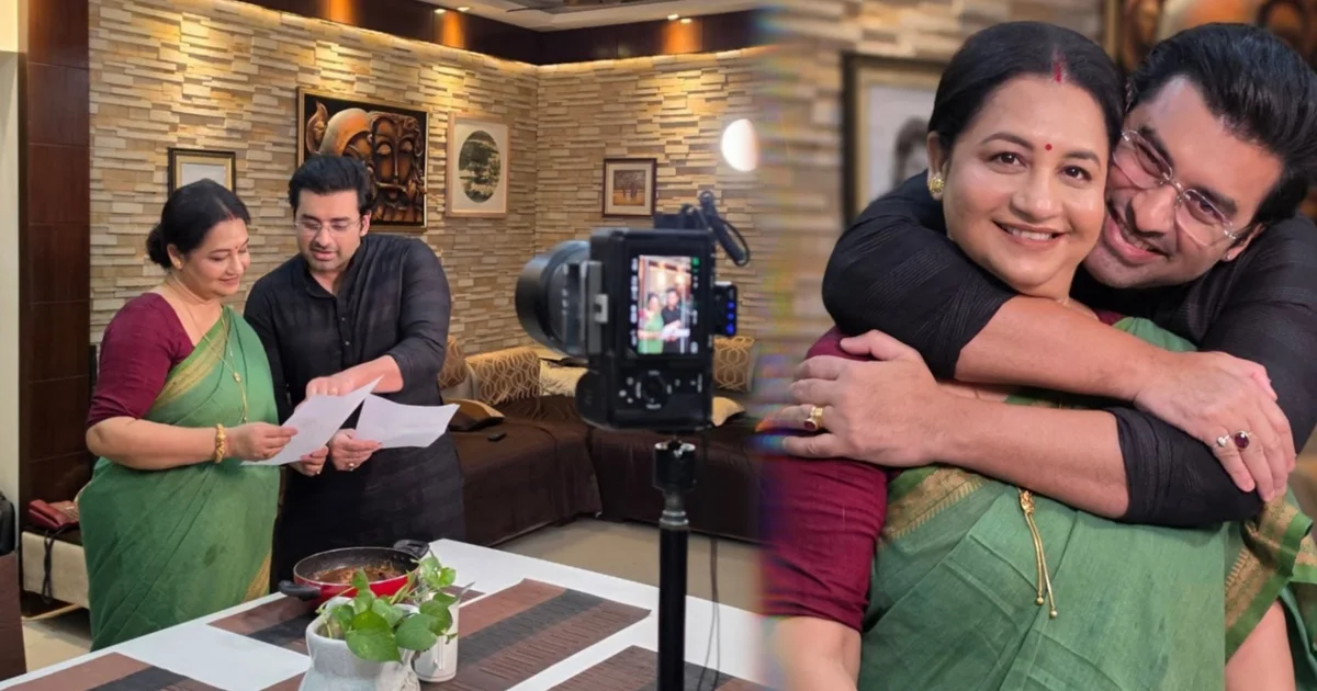 Ankush Hazra, Nepo Mom, Tollywood, Actor's Mother, Advertisement Shoot, Actor's Family, Bengali Cinema, New Beginnings, অঙ্কুশ হাজরা, নেপো মা, টলিউড, অভিনেতার মা, বিজ্ঞাপন শুট, বাংলা সিনেমা, অভিনেতার পরিবার, নতুন অভিজ্ঞতা