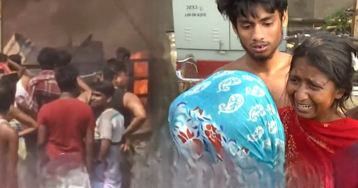 Akra Santoshpur, আক্রা, সন্তোষপুর, অগ্নিকাণ্ড, fire incident, west bengal, পশ্চিমবঙ্গ