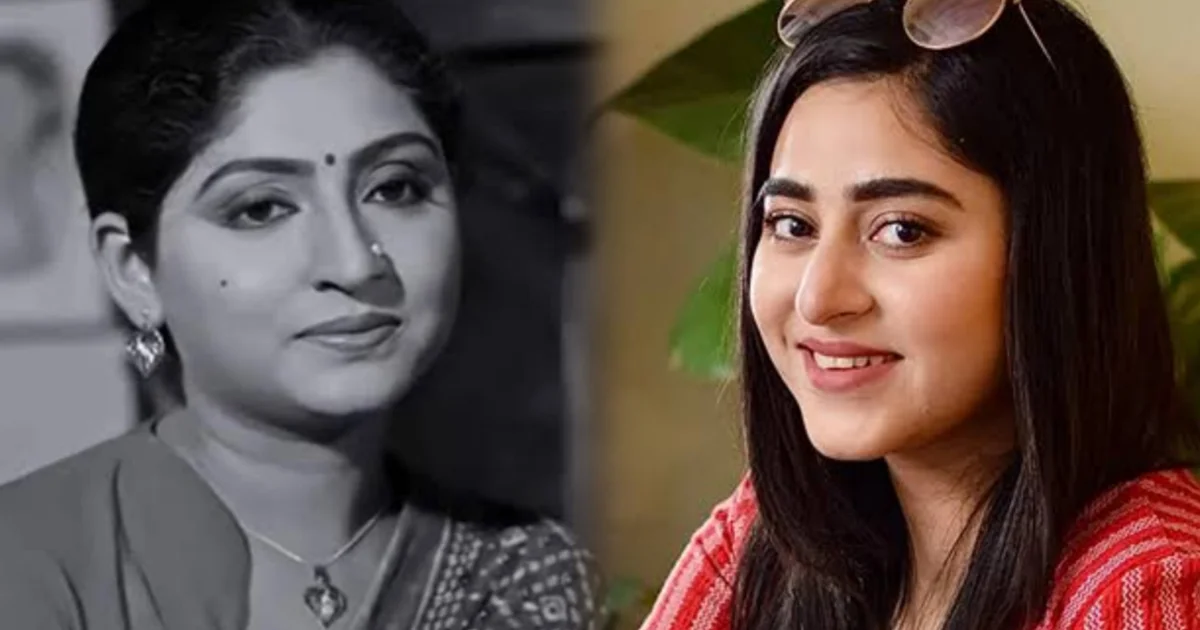 Gungun Kore Mahua, Ridima Ghosh, Sandhya Ray, Mahua Roy Chowdhury Biopic, Bengali Cinema, Biopic Casting, Sandhya Ray Role, Bengali Film, Gungun Kore Mahua Cast, Ridima Ghosh Character, গুনগুন করে মহুয়া, ঋদ্ধিমা ঘোষ, সন্ধ্যা রায়, মহুয়া রায় চৌধুরী বায়োপিক, বাংলা সিনেমা, বায়োপিক চরিত্র, সন্ধ্যা রায় চরিত্র, মহুয়া রায় চৌধুরী