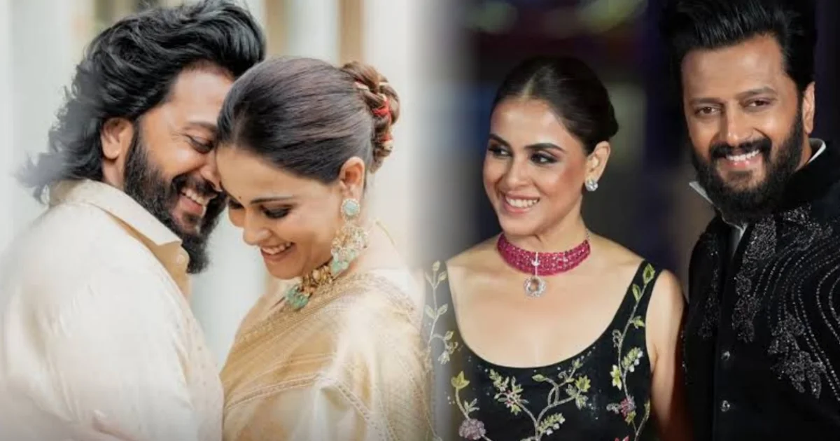genelia dsouza, ritesh deshmukh, bollywood couple, celebrity love story, raja shivaji movie, genelia style, indian celebrity news, entertainment news, জেনেলিয়া ডি’সুজা, রিতেশ দেশমুখ, বলিউড দম্পতি, সেলিব্রিটি প্রেম, রাজা শিবাজি, জেনেলিয়া সাজ, বিনোদন খবর