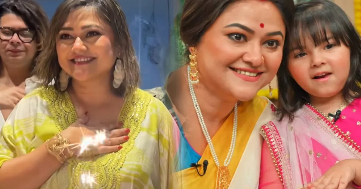 Koneenica Banerjee, Birthday celebration, Flower PC and Edward, Cake cutting, Bengali actress, Mother-daughter moments, Celebrity news, কনীনিকা বন্দ্যোপাধ্যায়, জন্মদিন উদযাপন, ফুল পিসি ও এডওয়ার্ড, কেক কাটা, বাংলা অভিনেত্রী, মা-মেয়ের মুহূর্ত, সেলিব্রিটি খবর