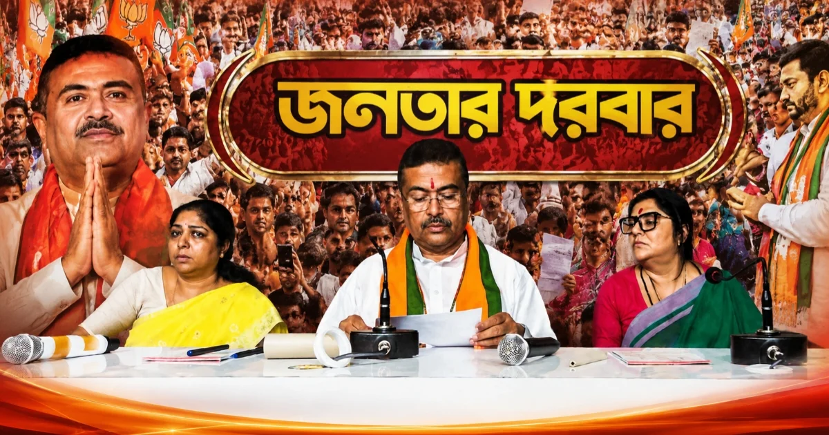 জনতার দরবার, Janatar Darbar, মুখ্যমন্ত্রী শুভেন্দু অধিকারী, suvendu Adhikari, শুভেন্দু অধিকারী, bjp government, বিজেপি সরকার, west bengal, পশ্চিমবঙ্গ
