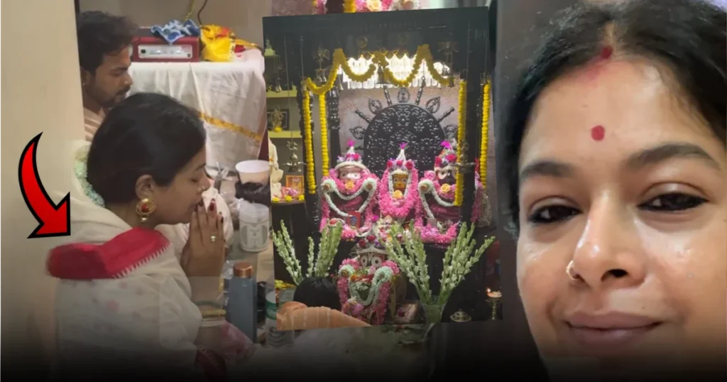 তিনি জগন্নাথ ভক্ত!লালপাড় সাদা শাড়িতে স্নান যাত্রার পুজোয় গায়িকা ইমন, তাঁর বাড়ির পুজো দেখে মুগ্ধ অনুরাগীরা Iman Chakraborty, Jagannath Puja, Iman Facebook Live, Bengali Singer, Jagannath Dev, Puri Temple, Tollywood, Devotional Post, Bengali Celebrity, Rath Yatra, ইমন চক্রবর্তী, জগন্নাথ পুজো, ইমনের ফেসবুক লাইভ, বাংলা গায়িকা, জগন্নাথদেব, পুরী মন্দির, টলিউড, ভক্তিমূলক পোস্ট, রথযাত্রা, বাংলা তারকা