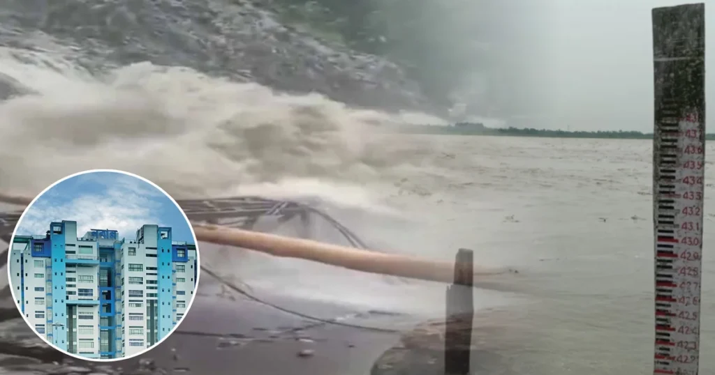 north bengal heavy rain dooars red alert river water level