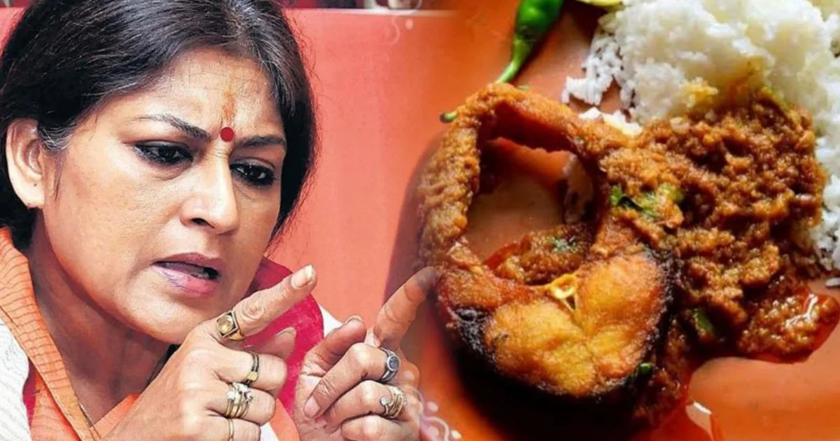 roopa ganguly checks fish rice ma aahar what is her feedback