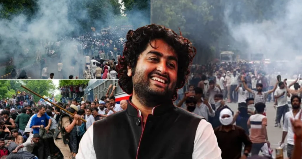 Arijit Singh, Delhi Protest, Delhi Police, Student Protest, Jantar Mantar, CJP Protest, Arijit Singh Tweet, Social Media, BJP, NEET Protest, অরিজিৎ সিং, দিল্লি বিক্ষোভ, দিল্লি পুলিশ, ছাত্র আন্দোলন, যন্তর মন্তর, সিজেপি, অরিজিতের টুইট, সোশ্যাল মিডিয়া, বিজেপি, নিট আন্দোলন