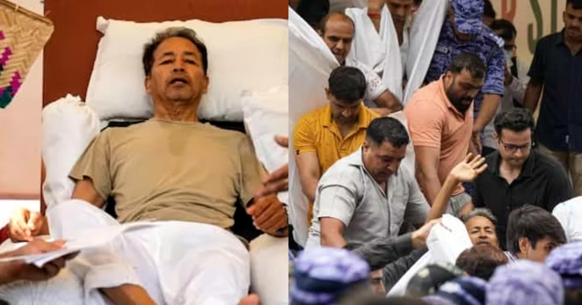 Sonam Wangchuk, Delhi Police, Jantar Mantar, Hunger Strike, Safdarjung Hospital, Dharmendra Pradhan, সোনম ওয়াংচুক, দিল্লি পুলিশ