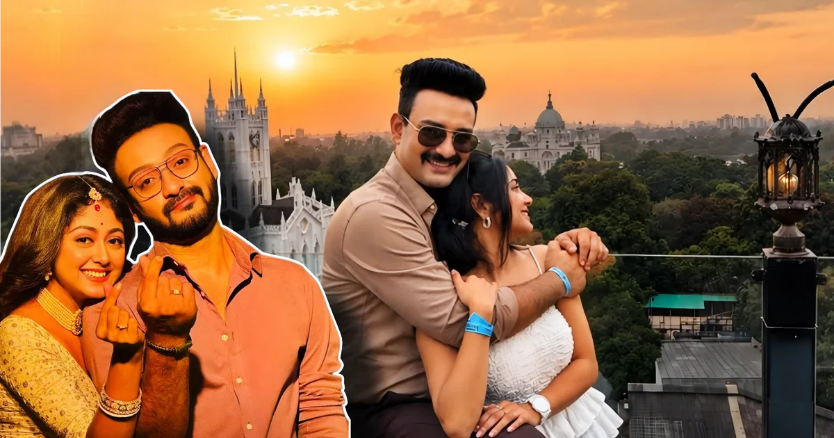 Susmita Dey, Saheb Bhattacharya, Tollywood, Bengali TV, Star Jalsha, Victoria Memorial, St Paul's Cathedral, Celebrity Couple, Bengali Actress, Entertainment, সুস্মিতা দে, সাহেব ভট্টাচার্য, টলিউড, বাংলা সিরিয়াল, স্টার জলসা, ভিক্টোরিয়া মেমোরিয়াল, সেন্ট পলস ক্যাথেড্রাল, তারকা জুটি, বিনোদন খবর, বাংলা অভিনেত্রী