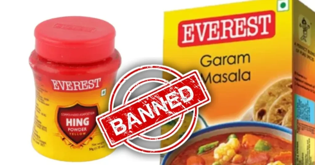 everest hing fssai ban three masalas non compliance